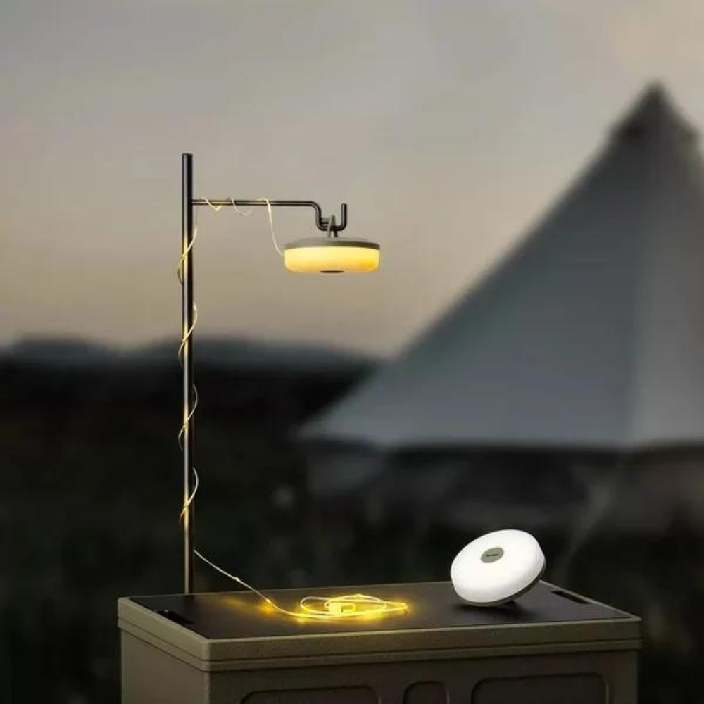Solar-powered Portable LED String Lights | Camping Lighting