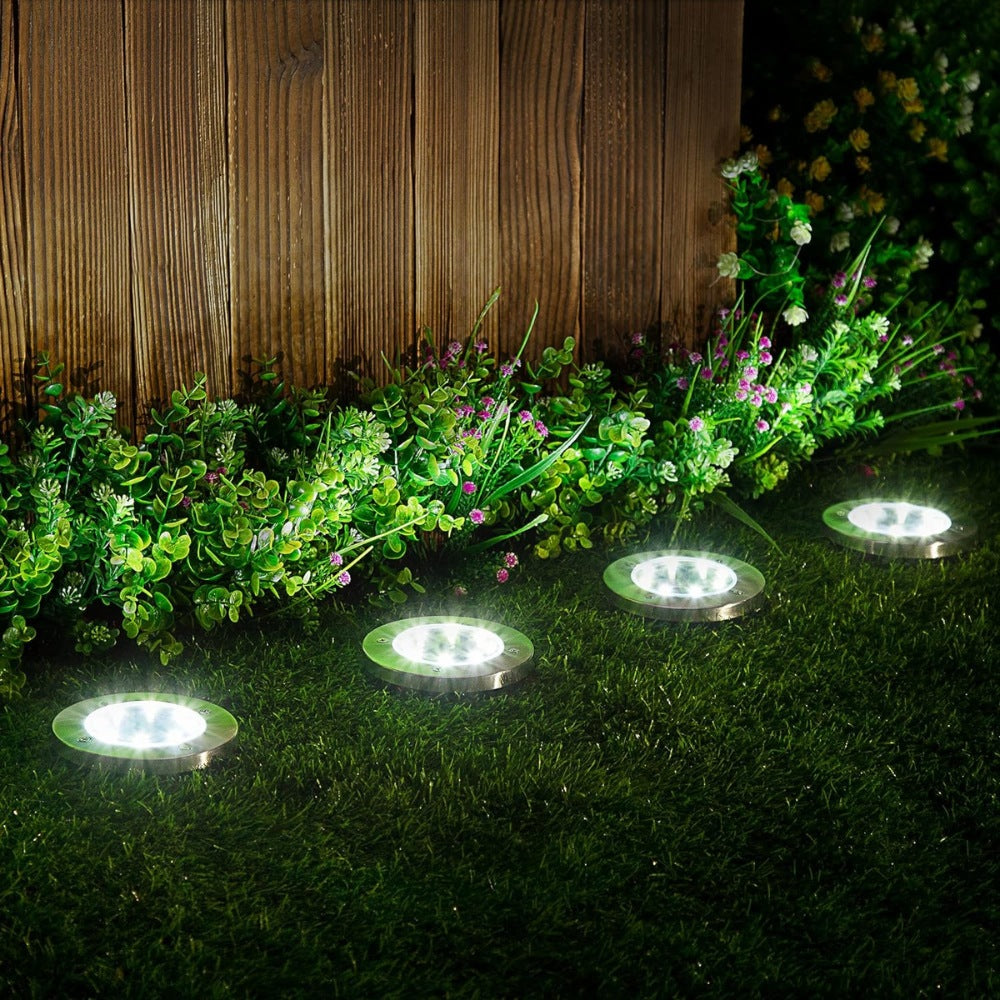 Light pucks | Solar-powered garden lighting