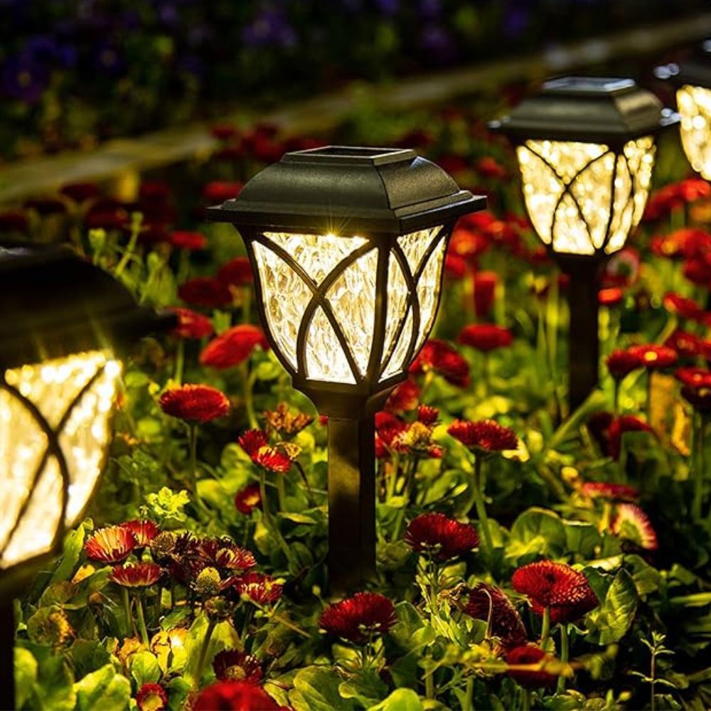 Path lights | Solar powered yard lighting