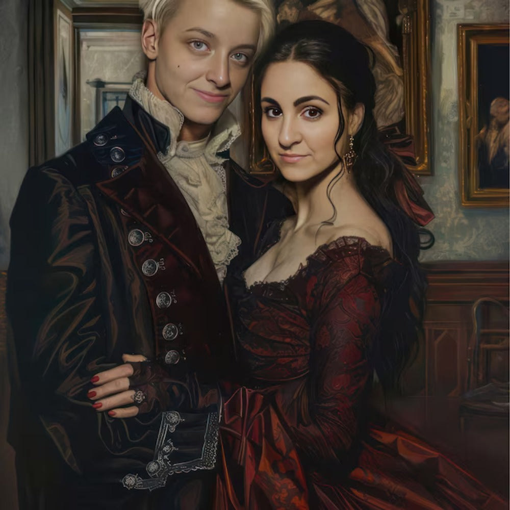 Vampire Romance | Custom Halloween Portrait