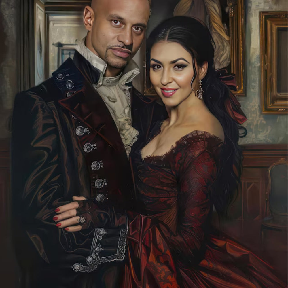 Vampire Romance | Custom Halloween Portrait